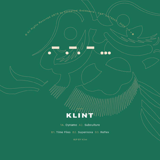 Klint Dynamo EP ARTS techno vinyl cover


