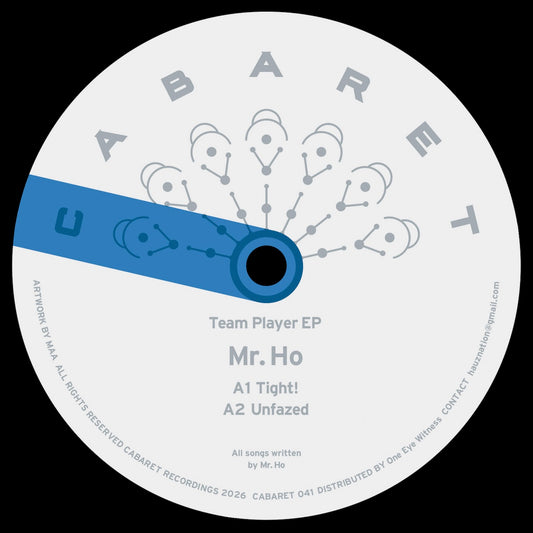 Mr. Ho Team Player EP CABARET Recordings CABARET 041 vinyl record Australia