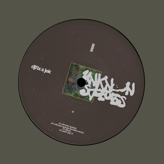 djfix and Jek Unknown Species on Earth Dog ED012 vinyl record Australia