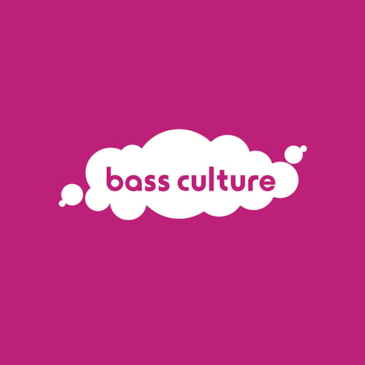 Bass Culture logo on a pink background