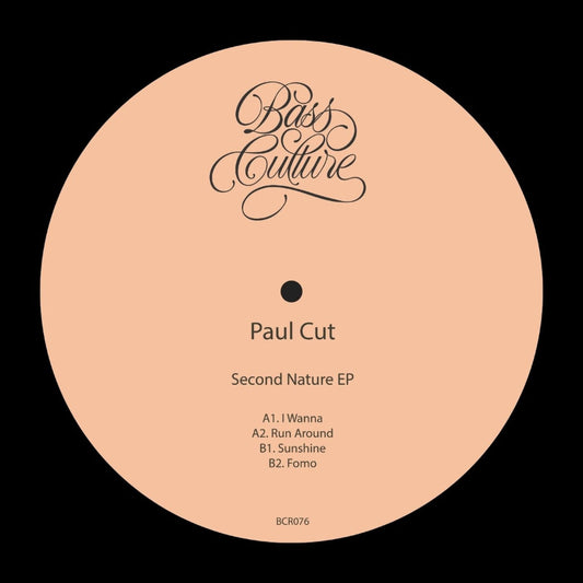 Paul Cut Second Nature EP Bass Culture BCR076 12 inch house vinyl Australia