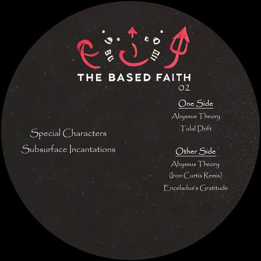 Special Characters Subsurface Incantations The Based Faith BF02 vinyl record Australia