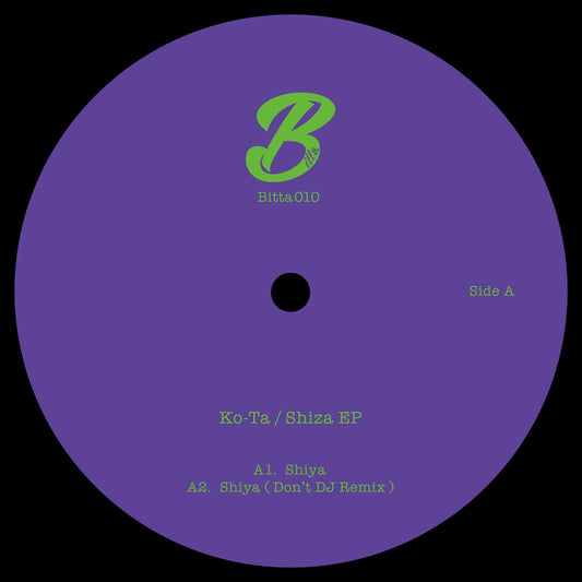 Ko-Ta – Shiza EP on Bitta BITTA010 techno vinyl record Australia