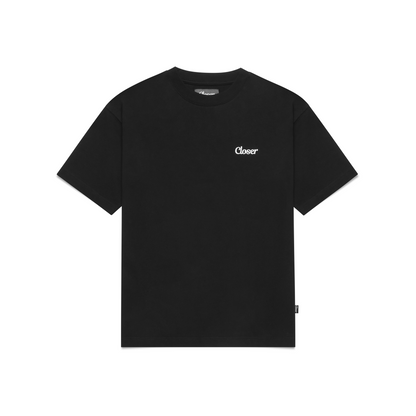 Closer Record Store Staff Tee (Black/White)