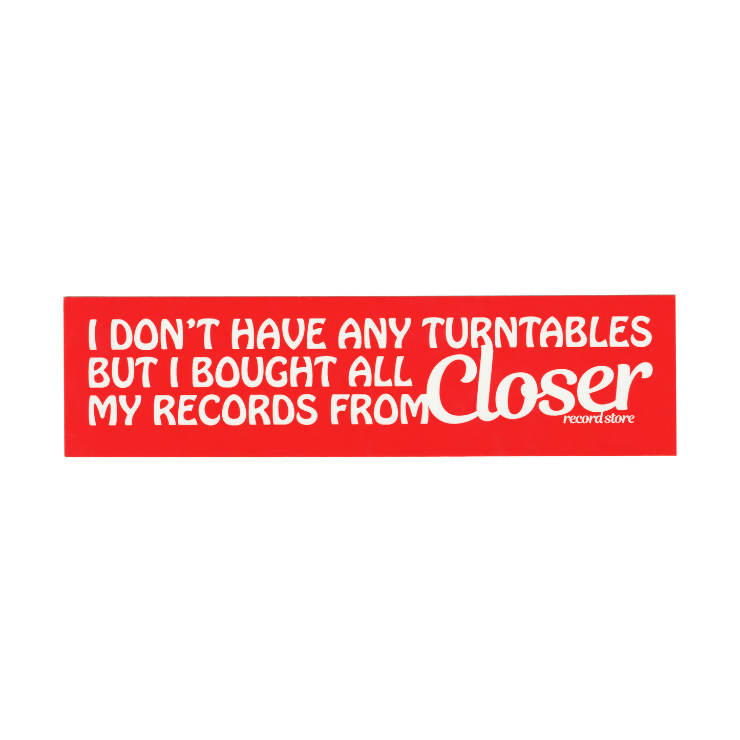 Bumper Sticker