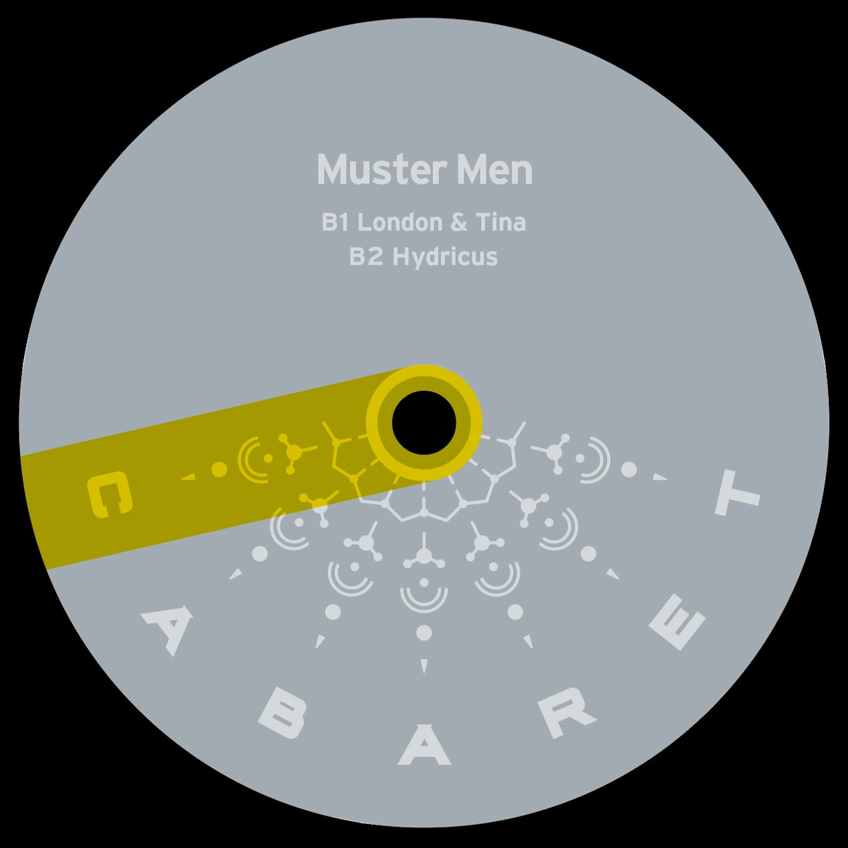 Muster Men Split Residence EP CABARET Recordings CABARET043 vinyl record Australia