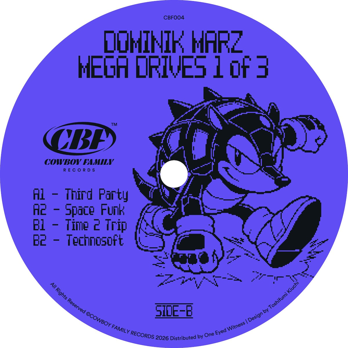 Dominik Marz MEGA DRIVES 1of 3 on Cowboy Family Records CBF004 vinyl record Australia