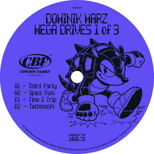 Dominik Marz MEGA DRIVES 1of 3 on Cowboy Family Records CBF004 vinyl record Australia