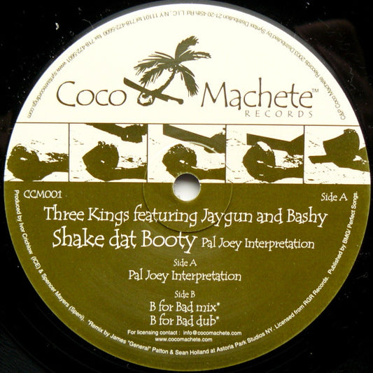 Three Kings Shake Dat Booty Pal Joey Interpretation CCM001 deep house vinyl record Australia