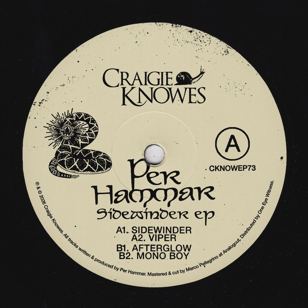 Per Hammar – Sidewinder EP on Craigie Knowes CKNOWEP73 vinyl record Australia