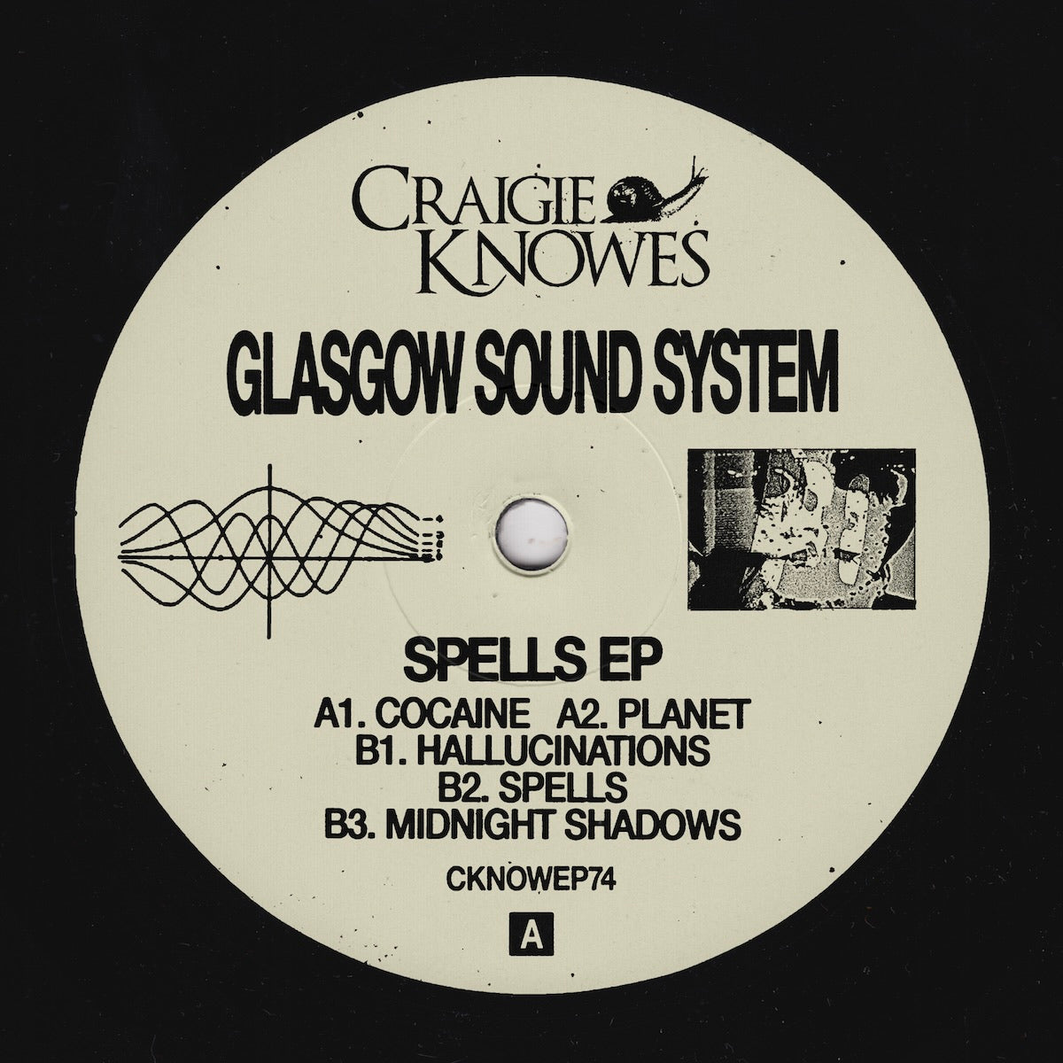 Glasgow Sound System – Spells EP on Craigie Knowes CKNOWEP74 vinyl record Australia