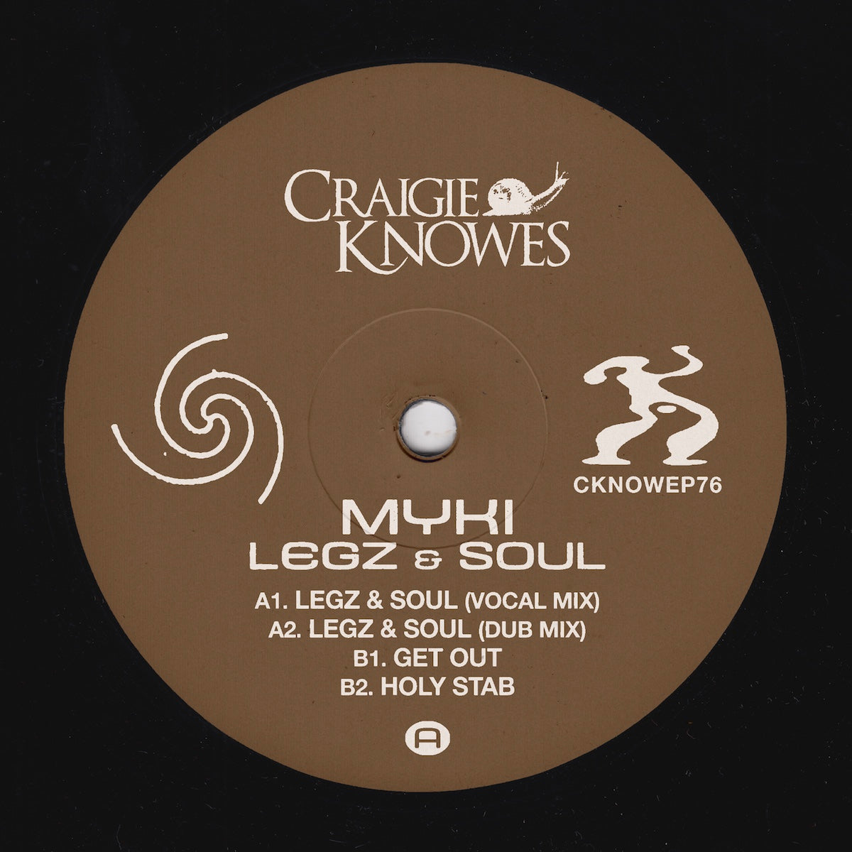 MYKI Legz & Soul EP on Craigie Knowes CKNOWEP76 vinyl record Australia
