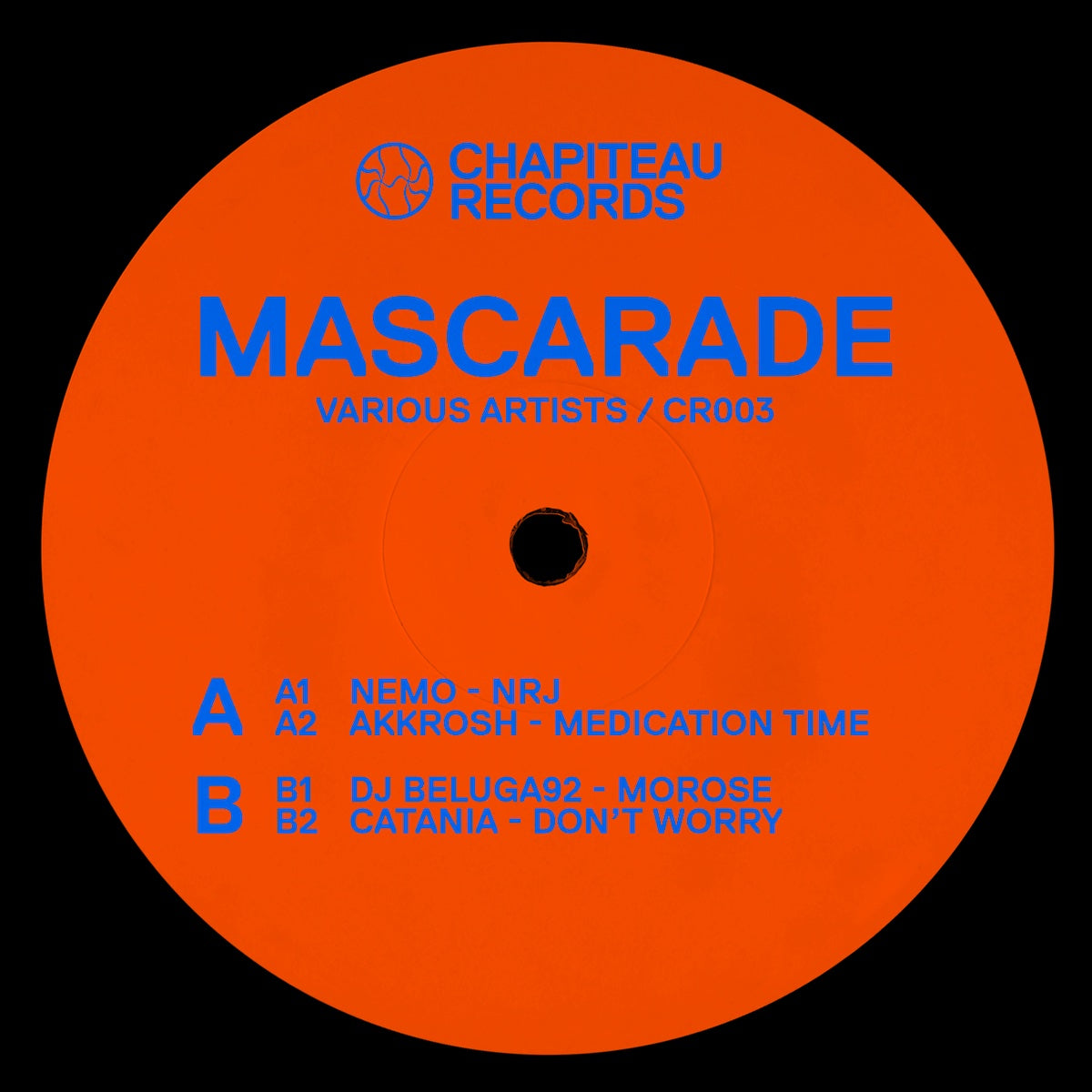 Mascarade EP Chapiteau Records CR003 house vinyl record Australia