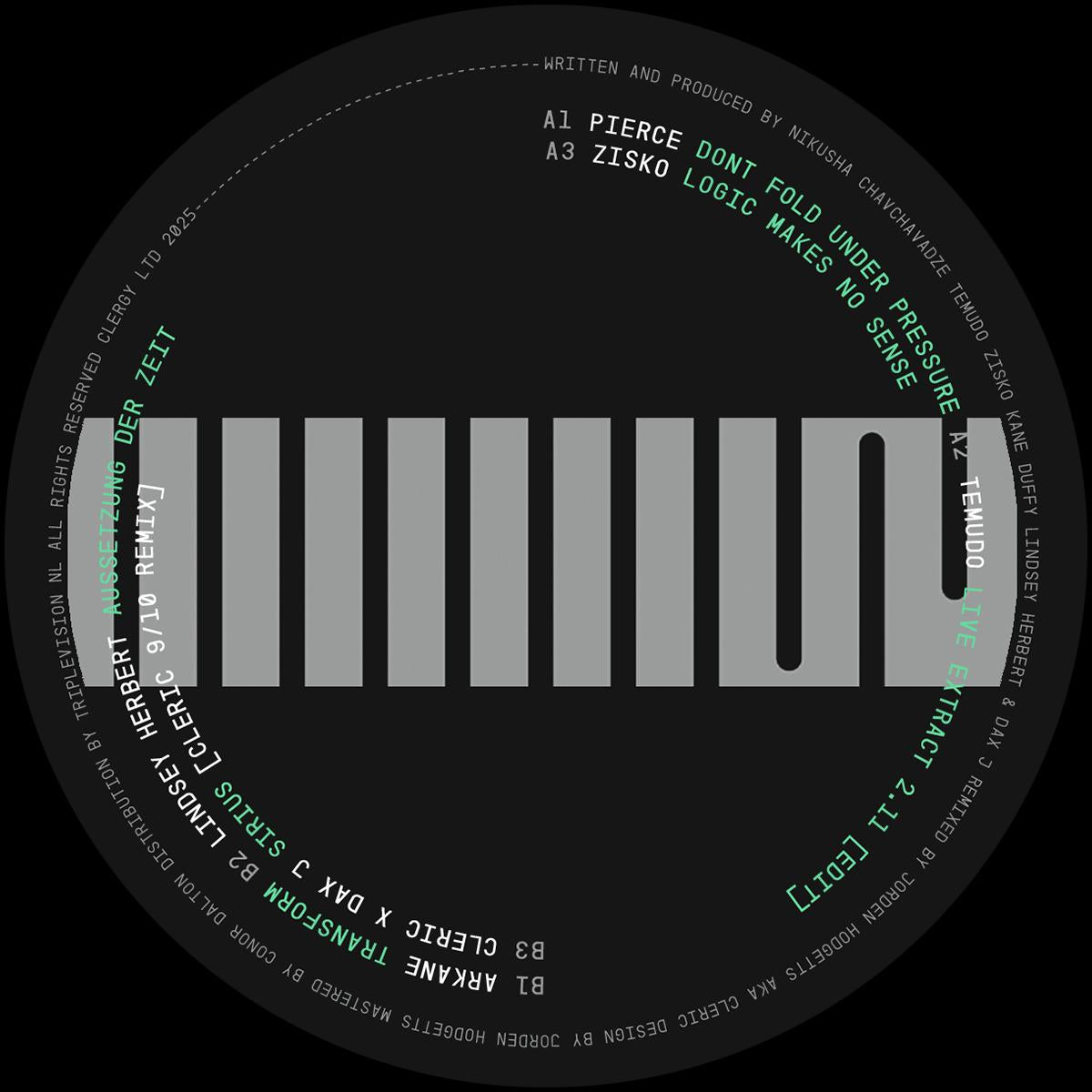 Clergy 10 Years India Clergy CRGX9 techno vinyl record Australia