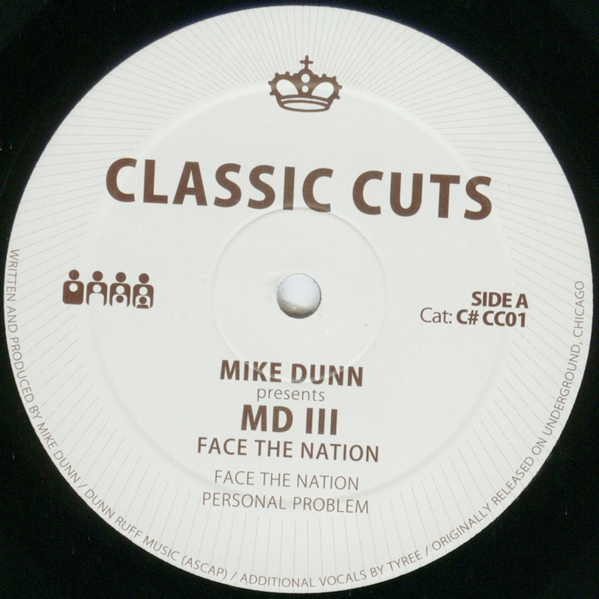 Mike Dunn Presents MD III Face The Nation Clone Classic Cuts C#CC001 vinyl record Australia
