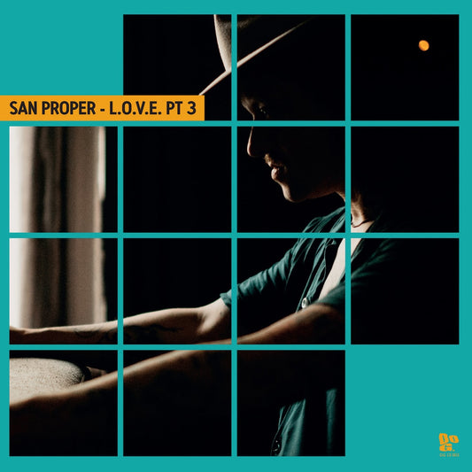 San Proper & The Love L.O.V.E. Pt. 3 on Dopeness Galore DG 13 003 vinyl record Australia