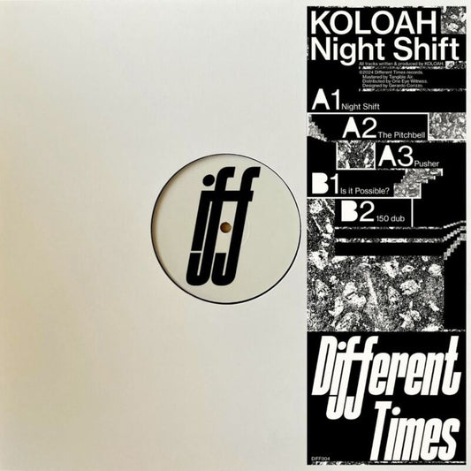 Koloah - Night Shift vinyl cover art by Different Times (DIFF004)