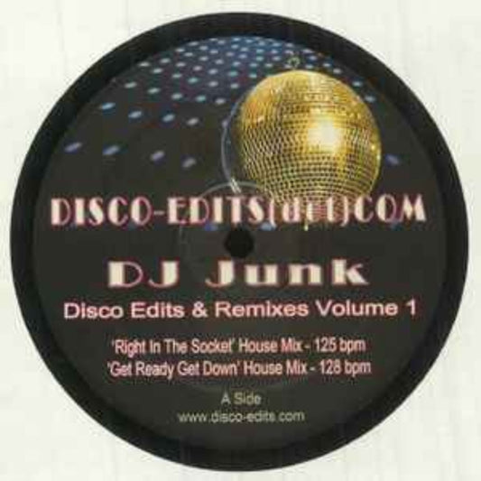 DJ Junk – Disco Edits & Remixes Volume 1 vinyl record, released on Disco Edits (DISCOEDITS 01). Funky disco house edits with soulful grooves. Fast shipping Australia-wide.