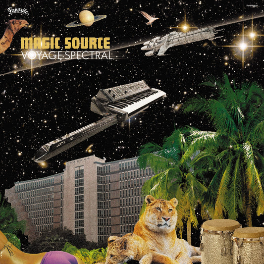 Magic Source – Voyage Spectral vinyl art cover. Disco, Funk style music