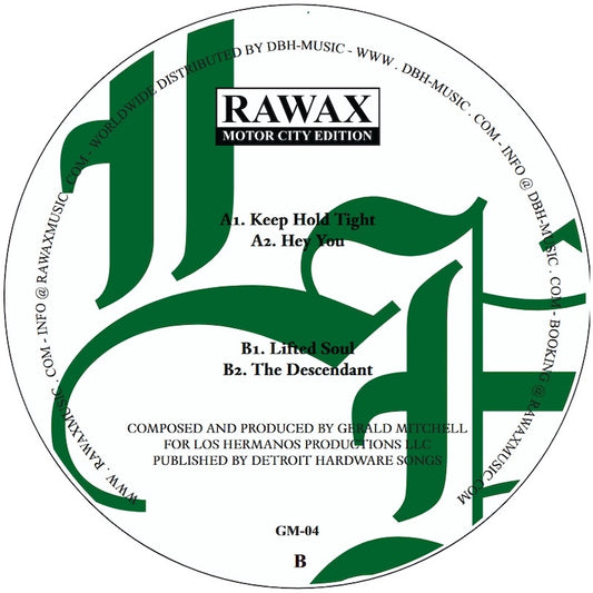 Los Hermanos Keep Hold Tight EP on Rawax Motor City Edition GM-04 vinyl record Australia
