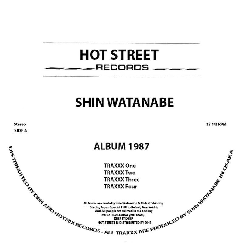 Shin Watanabe Album 1987 on Hot Street Records HS003 green vinyl record Australia