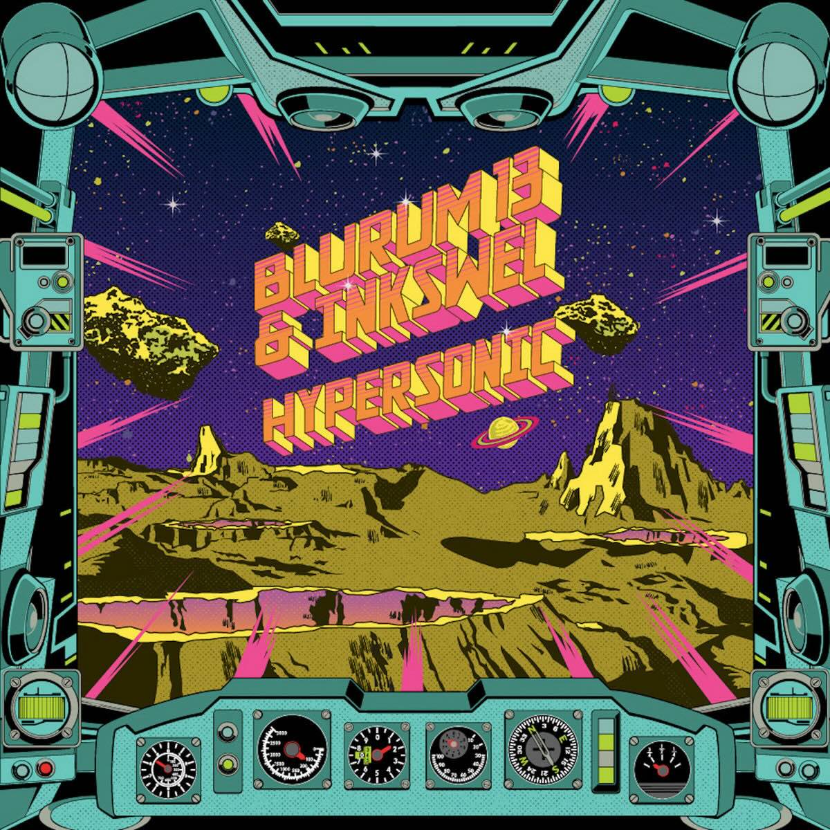 BluRum13 and Inkswel Hypersonic on Inner Tribe Records HYPERSONIC01 vinyl record Australia