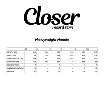 Closer Heavyweight Hoodie – Grey