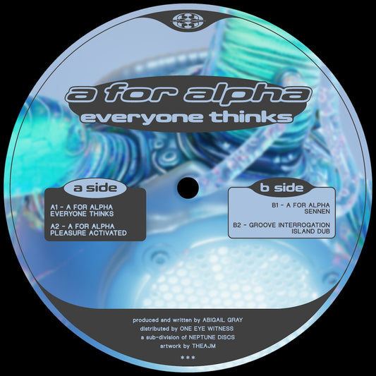 A For Alpha Everybody Thinks on Jupiter's Depth JD005 vinyl record Australia