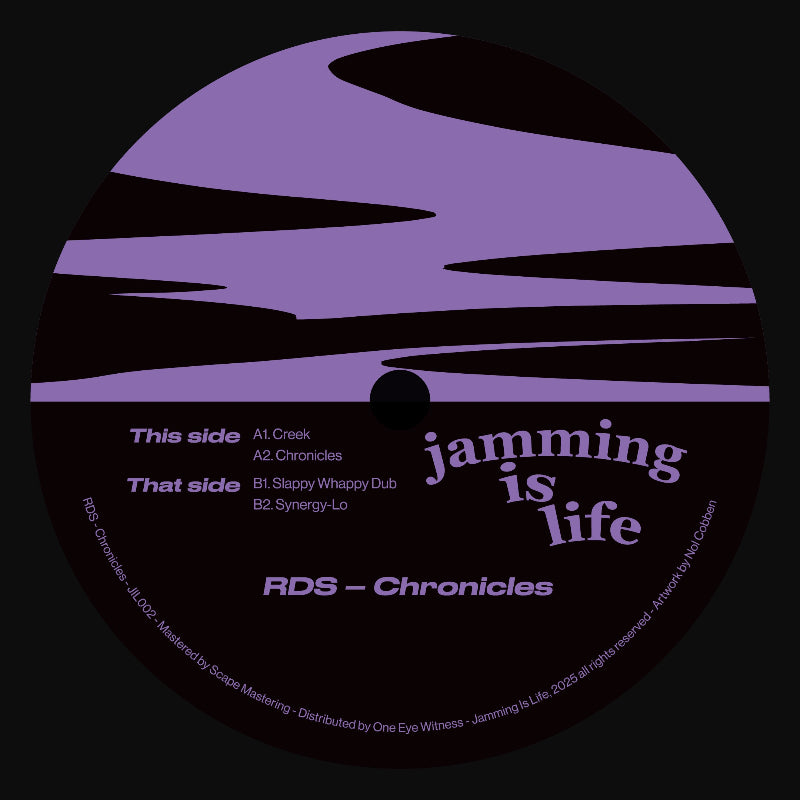 RDS – Chronicles Vinyl Record (Jamming Is Life JIL002) – Acid techno, tribal grooves and analog club tools from Amsterdam underground producer RDS.