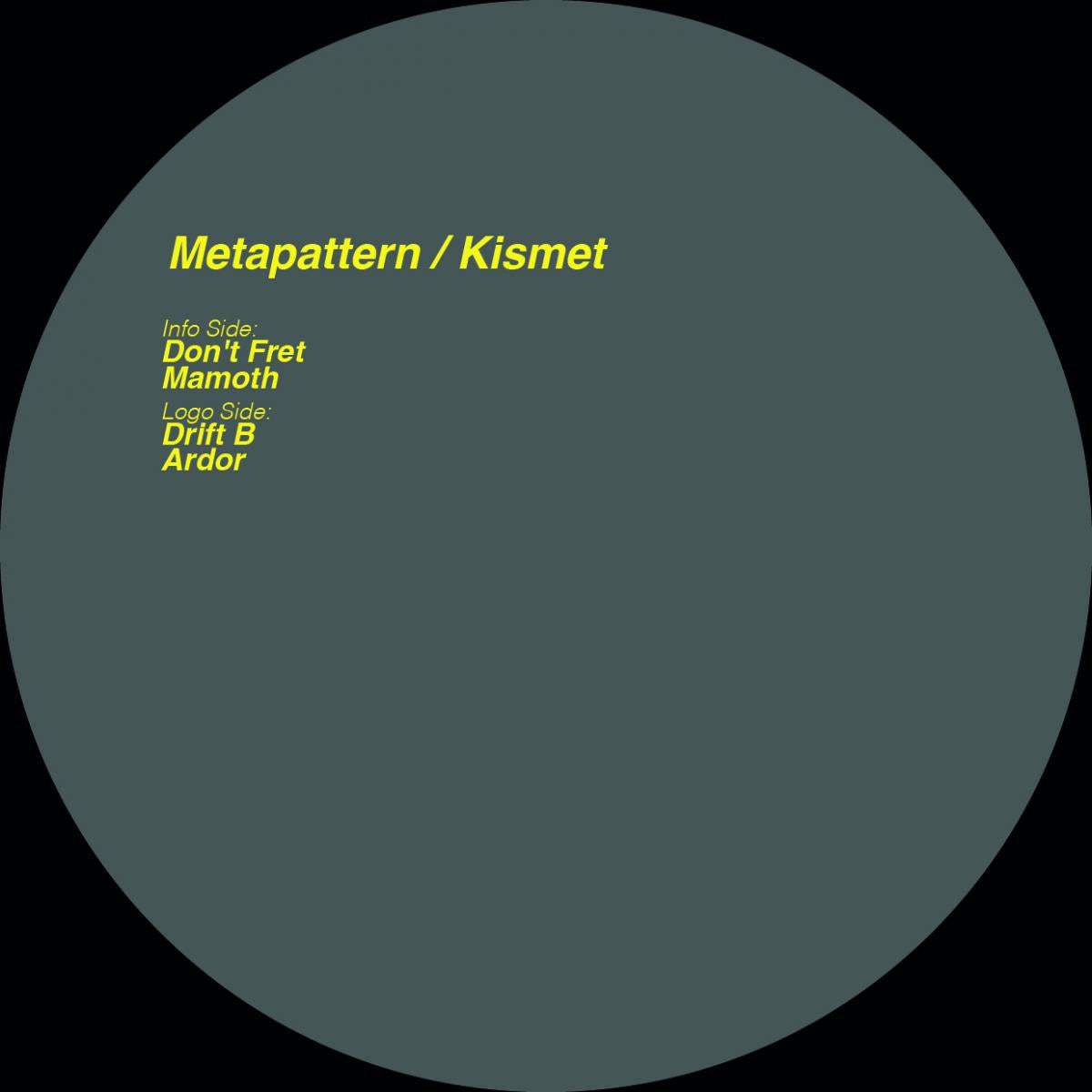 Metapattern Kismet Key Vinyl KEY051 vinyl record Australia