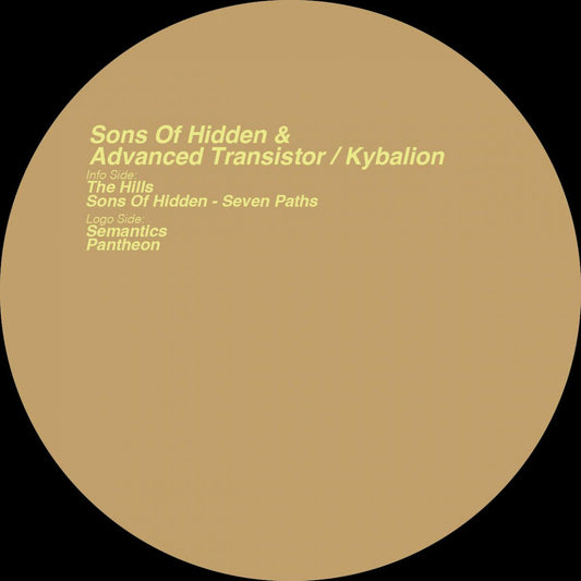 Sons of Hidden Advanced Transistor Kybalion Key Vinyl KEY058 vinyl record Australia