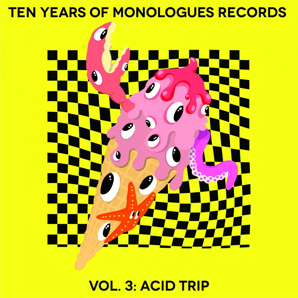 Various Artists Ten Years Of Monologues Records Vol. 3 Acid Trip on Monologues Records M12018 vinyl record Australia