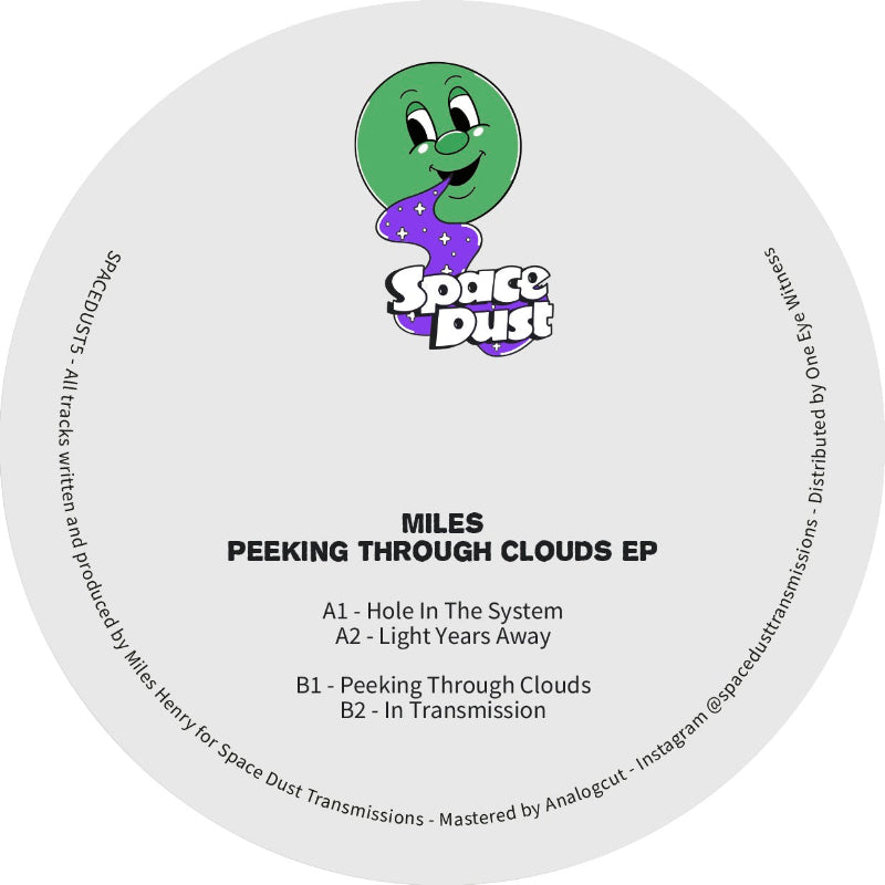 Miles Peeking Through Clouds Space Dust vinyl