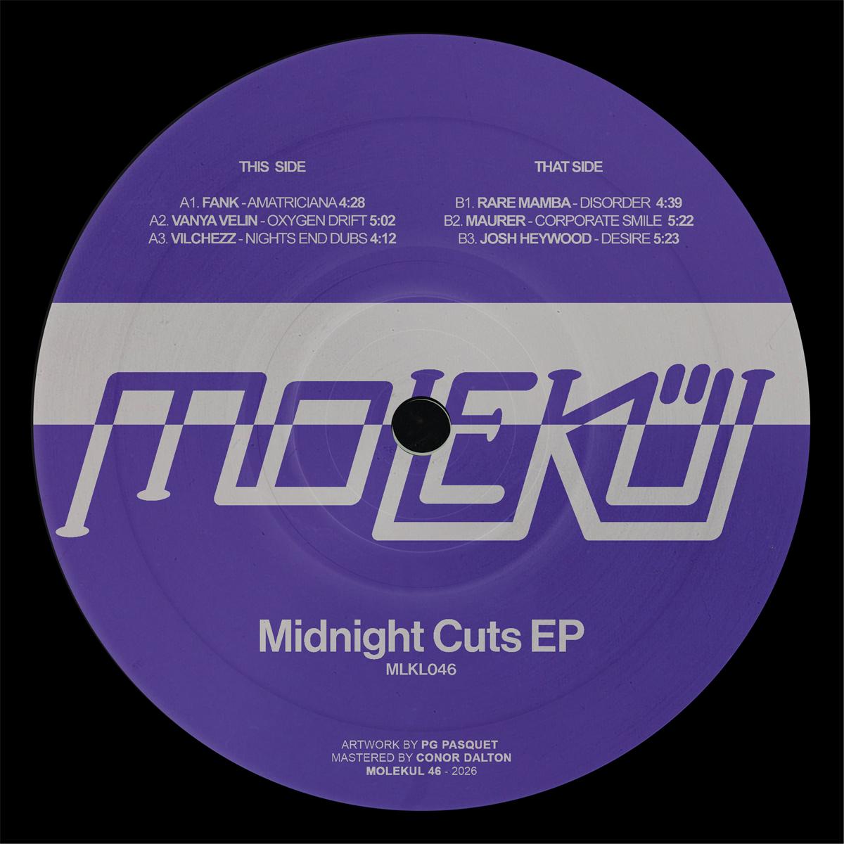 Various Midnight Cuts EP Molekül MLKL046 vinyl record Australia