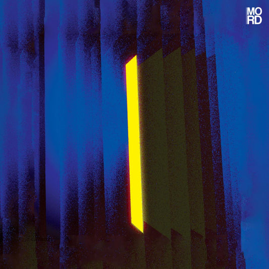 Album cover with a yellow door in a blue room, featuring the text 'MOR RD'.