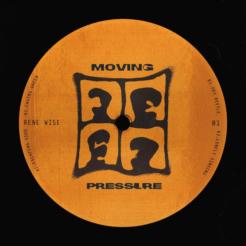 Rene Wise – Moving Pressure 01 techno vinyl cover – MP01