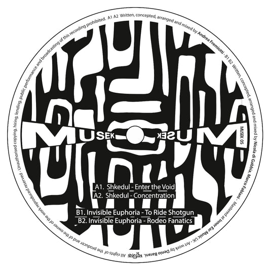 Shkedul Invisible Euphoria MUSEK 05 Musek MSK05 vinyl record Australia