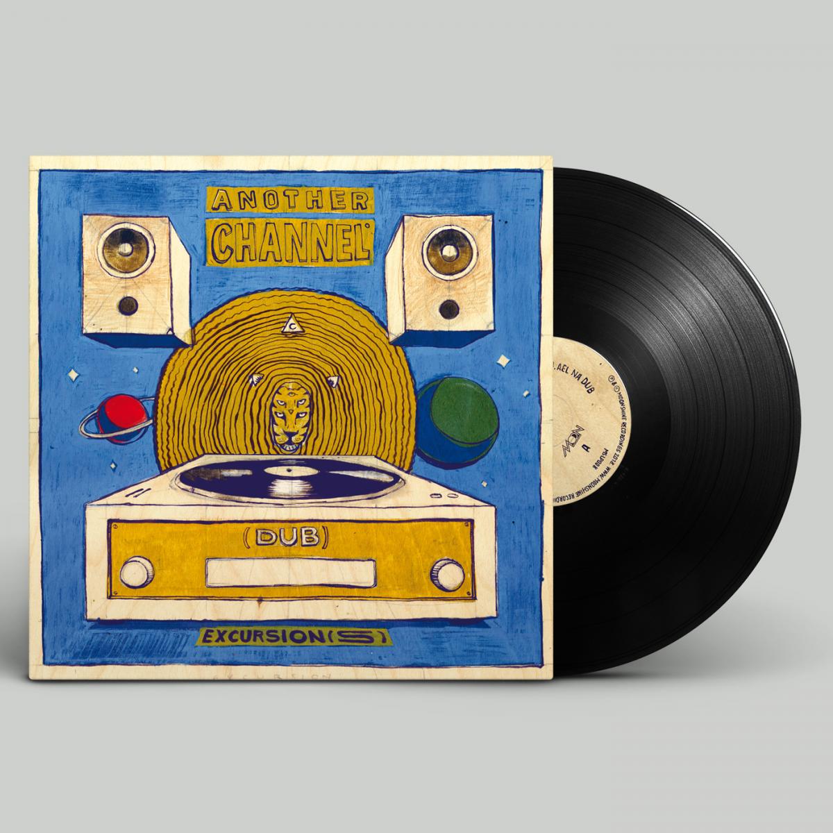 Another Channel – (dub) excursion (s) on Moonshine Recordings MSLP008R black vinyl record Australia