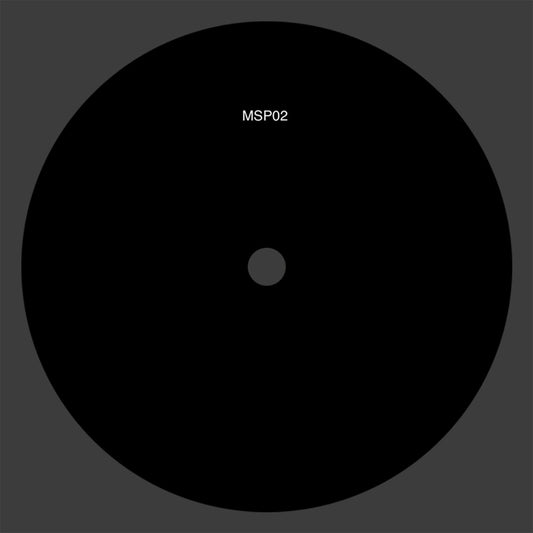 Black disc with 'MSP02' text on a gray background