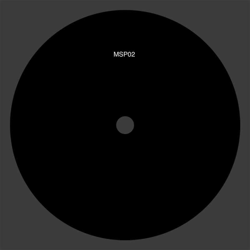 Black disc with 'MSP02' text on a gray background