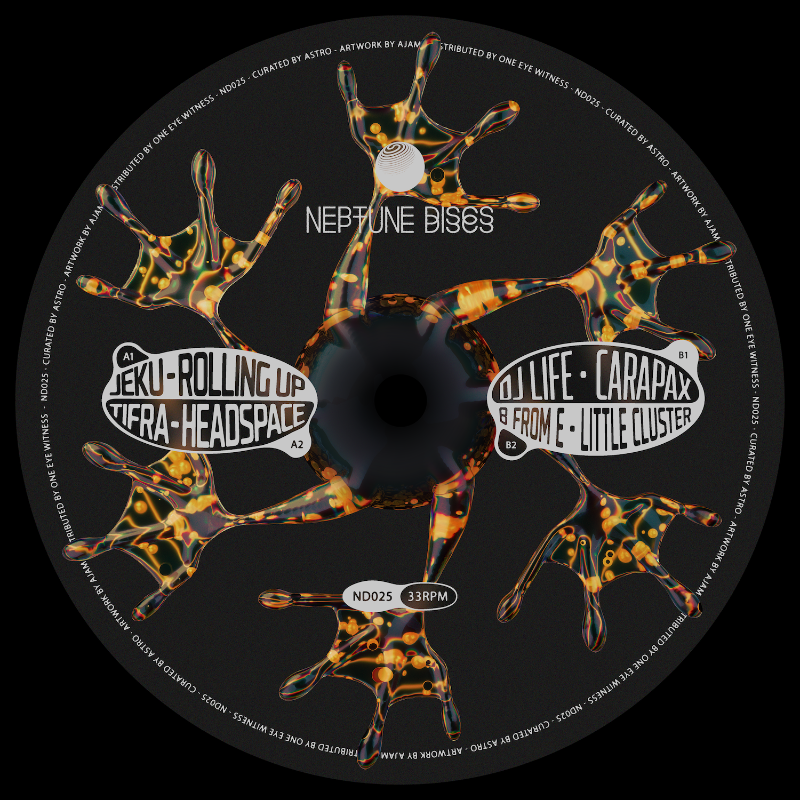 Neptune Discs Vol. 10 Vinyl Record (ND025) – Progressive house and trance-inspired club tracks from Jeku, Tifra, DJ Life and B From E.

