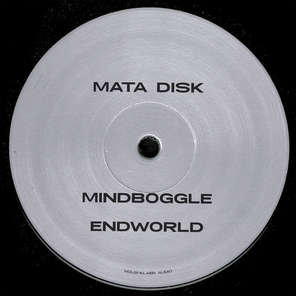 Mata Disk – MindBoggle on Nous'klaer Audio NOUS048 minimal tech house vinyl record Australia