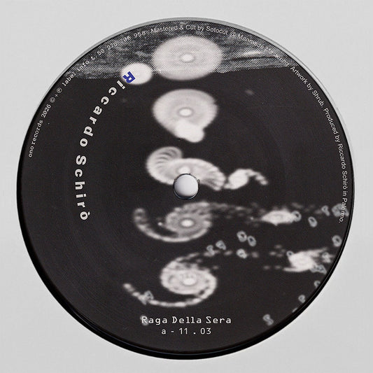 Riccardo Schirò Raga Della Sera on ONO Records ONO006 vinyl record Australia