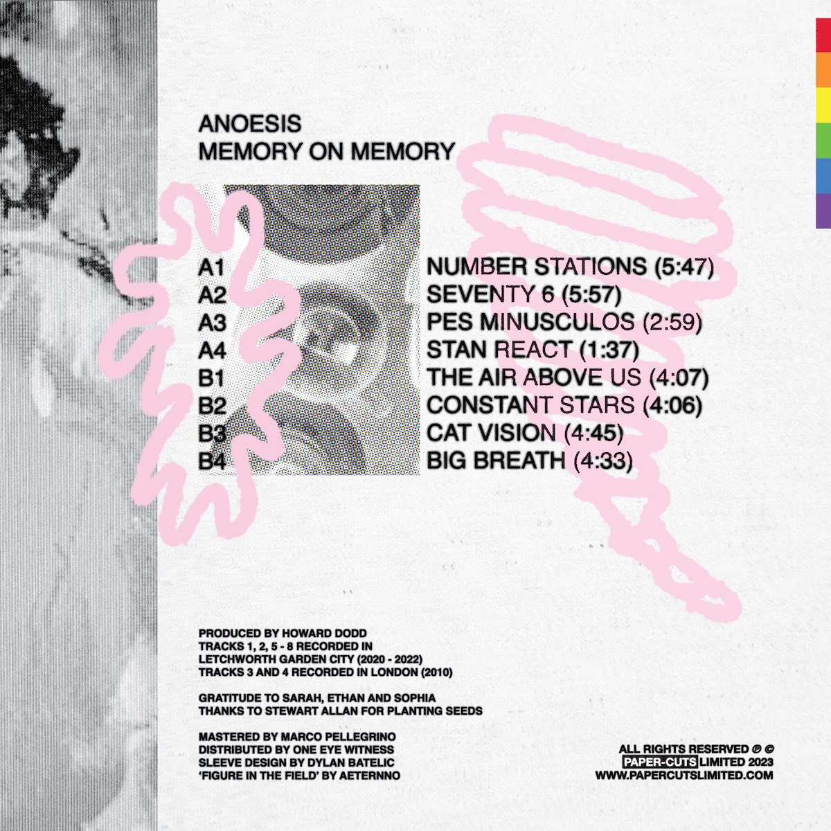 Anoesis Memory On Memory on Paper-Cuts PCLTD08 vinyl record Australia
