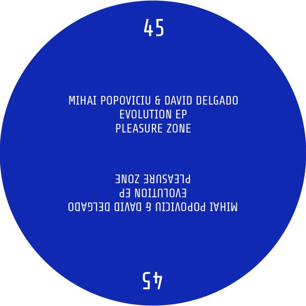 Mihai Popoviciu and David Delgado Evolution EP on Pleasure Zone PLZ045 vinyl record Australia