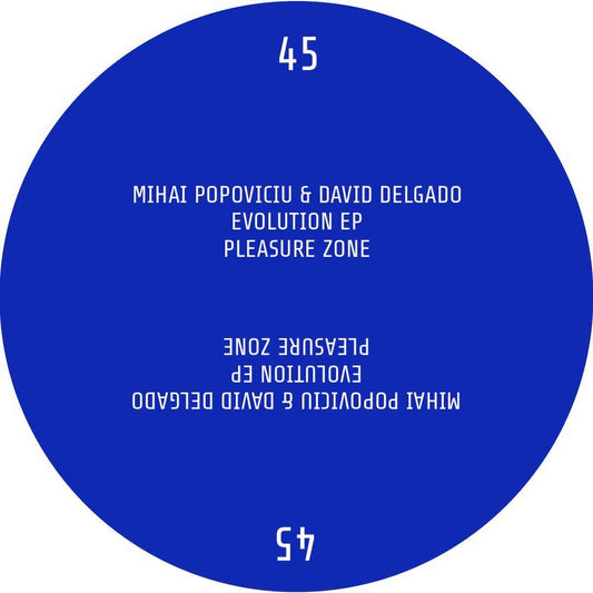 Mihai Popoviciu and David Delgado Evolution EP on Pleasure Zone PLZ045 vinyl record Australia