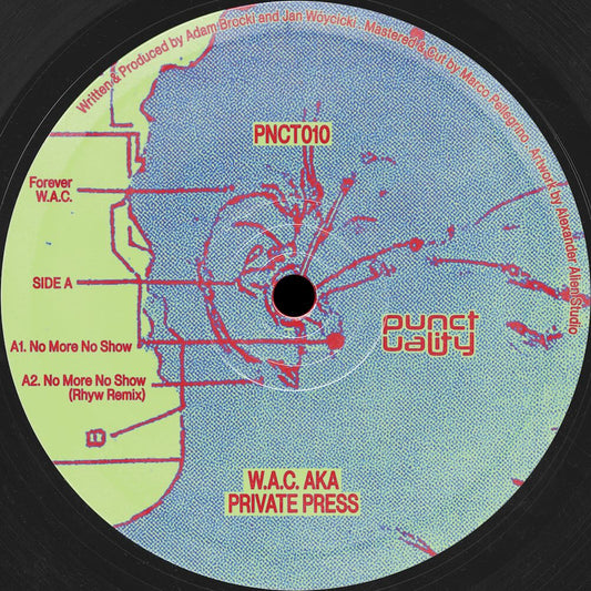 W.A.C. Forever W.A.C. on Punctuality PNCT010 vinyl record Australia