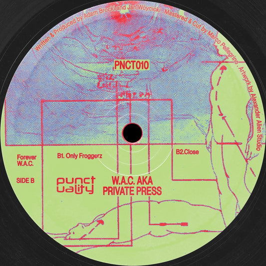 W.A.C. Forever W.A.C. on Punctuality PNCT010 vinyl record Australia