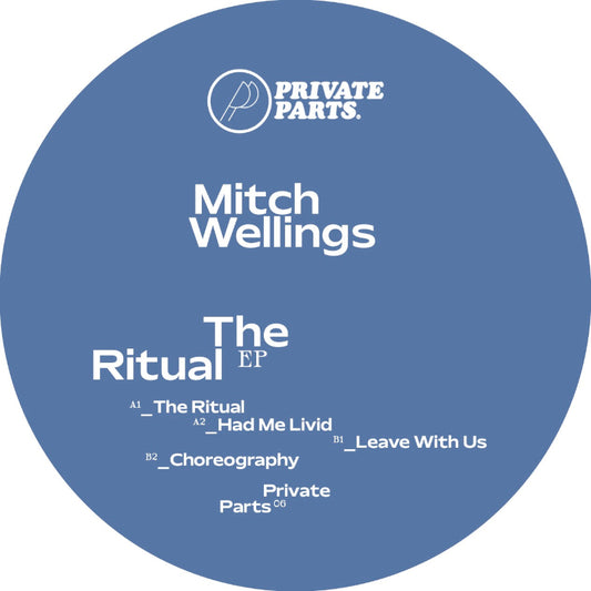 Mitch Wellings - The Ritual EP vinyl cover art