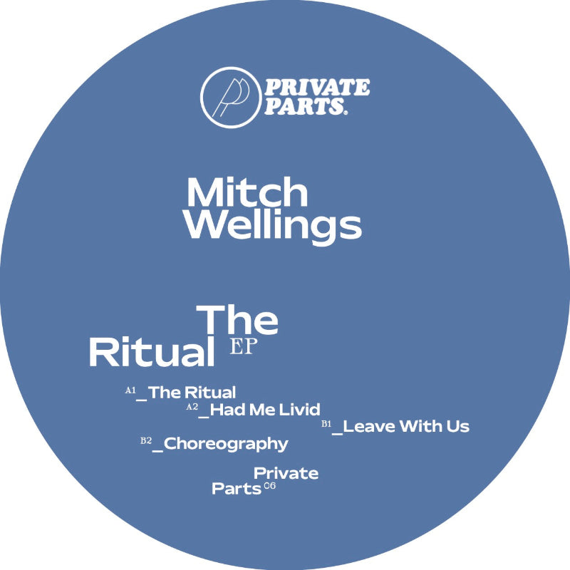 Mitch Wellings - The Ritual EP vinyl cover art